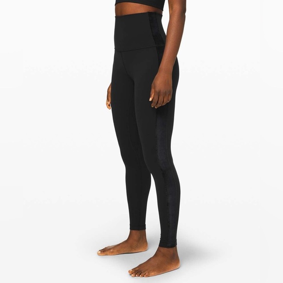 lululemon athletica Pants - Lululemon Align Super High-Rise Pant 28" *Velvet in Black Size 2